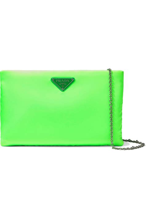 prada clutch neon|prada clutch.